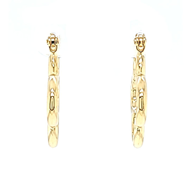 Clover Hoop Earrings