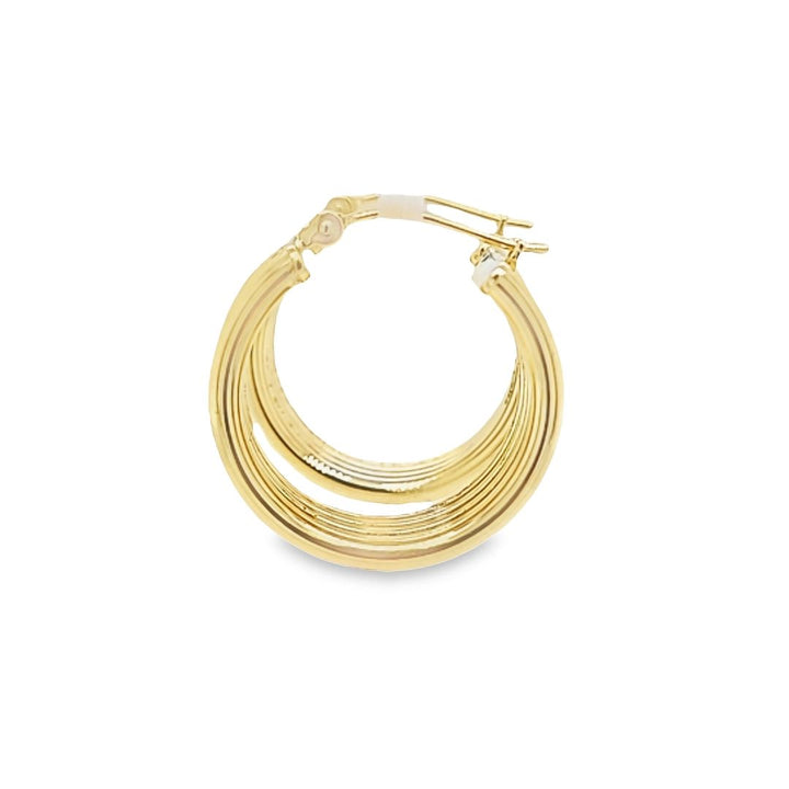 8mm Wide Hoop Earrings