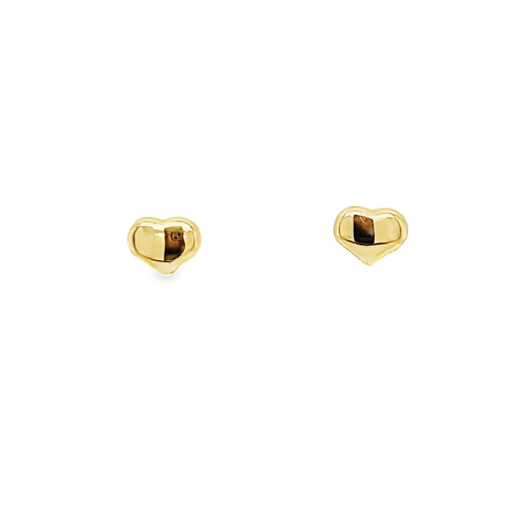 Mini Puff Heart Studs