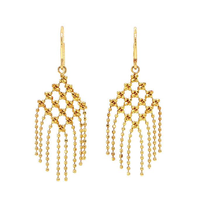 Tiffany & Co. Fringe Earrings 18K Yellow Gold