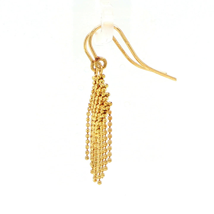 Tiffany & Co. Fringe Earrings 18K Yellow Gold