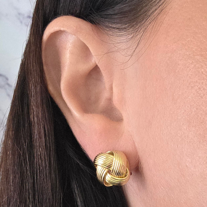 Roberto Coin 18K Yellow Gold Knot Earrings
