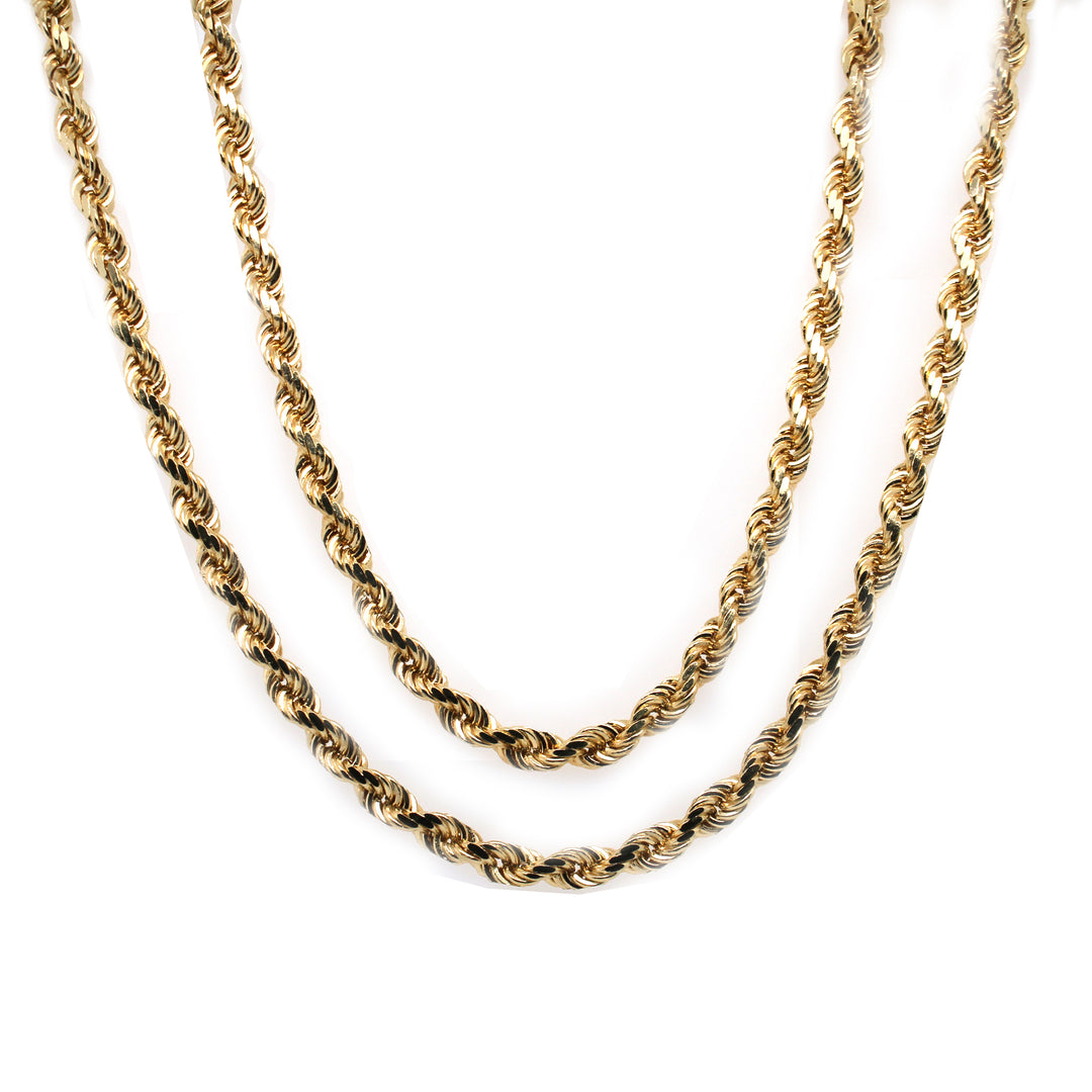 Long 4mm Rope Chain – Jae's Jewelers