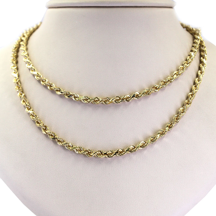 Long 4mm Rope Chain – Jae's Jewelers