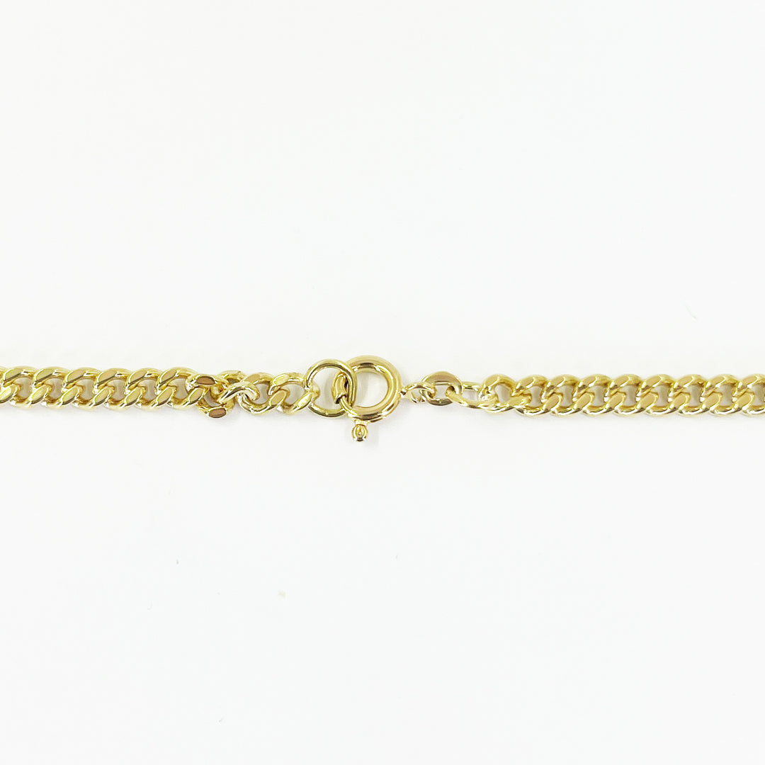 14K Yellow Gold 6mm Solid Cuban Chain