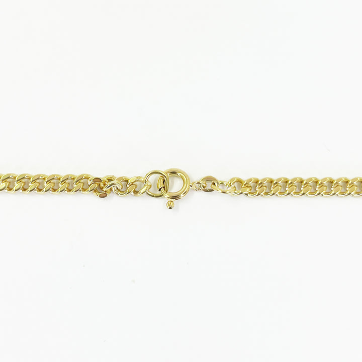 14K Yellow Gold 6mm Solid Cuban Chain