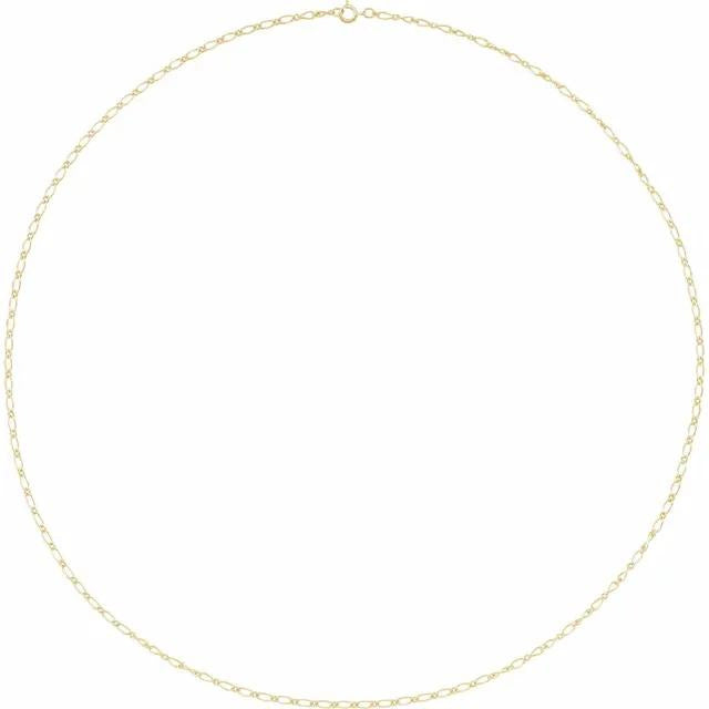 Yellow Gold Figaro Chain