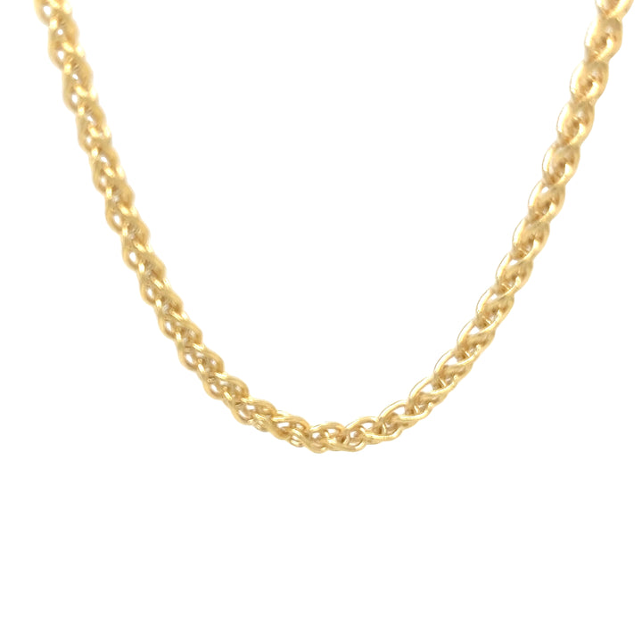 18K Yellow Gold Foxtail Necklace