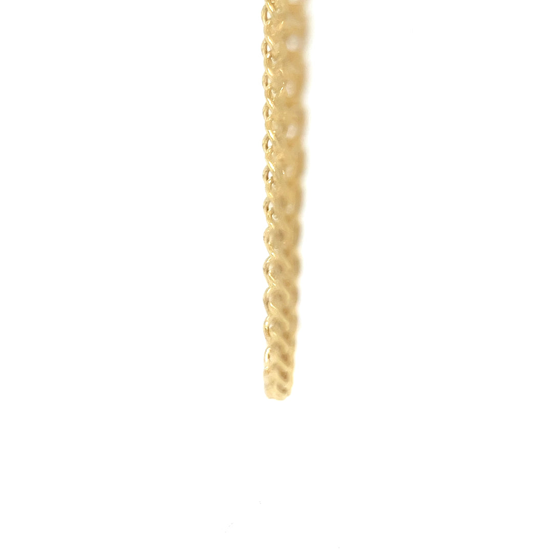 18K Yellow Gold Foxtail Necklace
