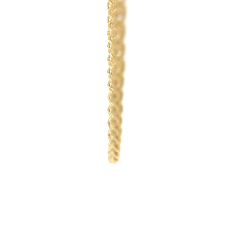18K Yellow Gold Foxtail Necklace