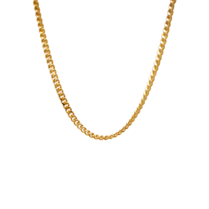 14K Yellow Gold Cuban Link Necklace