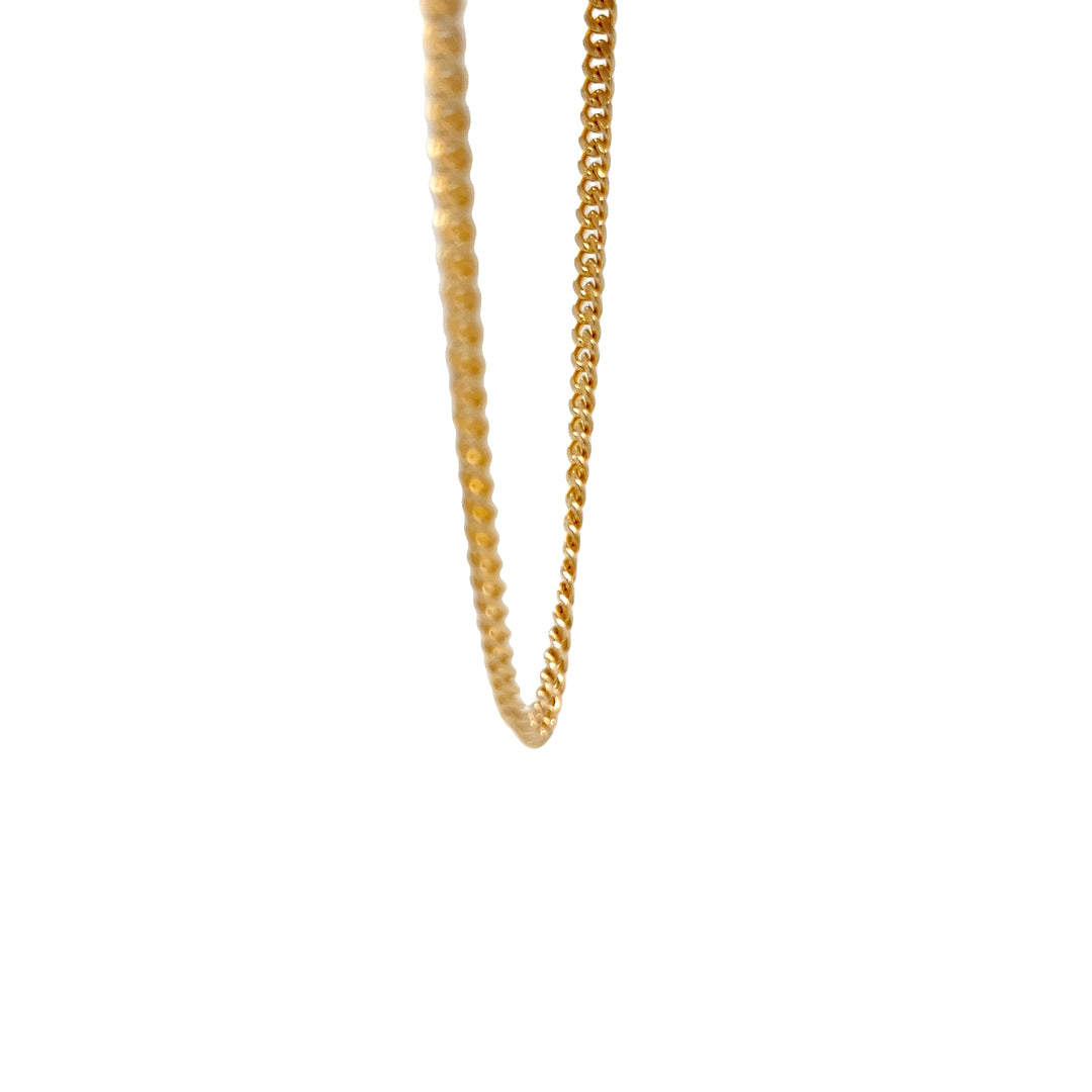 14K Yellow Gold Cuban Link Necklace