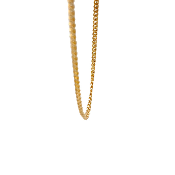 14K Yellow Gold Cuban Link Necklace