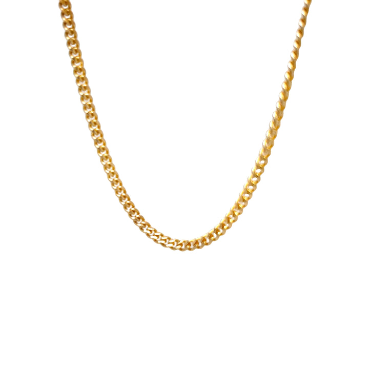 14K Yellow Gold Cuban Link Necklace
