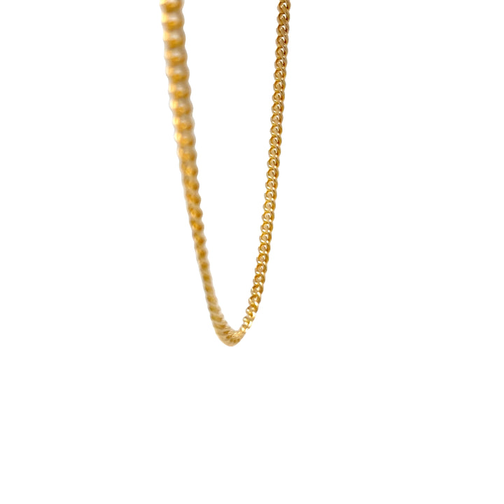 14K Yellow Gold Cuban Link Necklace