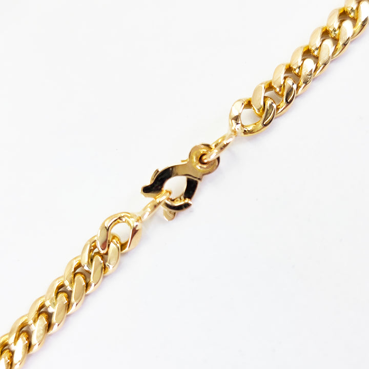 18K Yellow Gold Cuban Link Chain 5mm