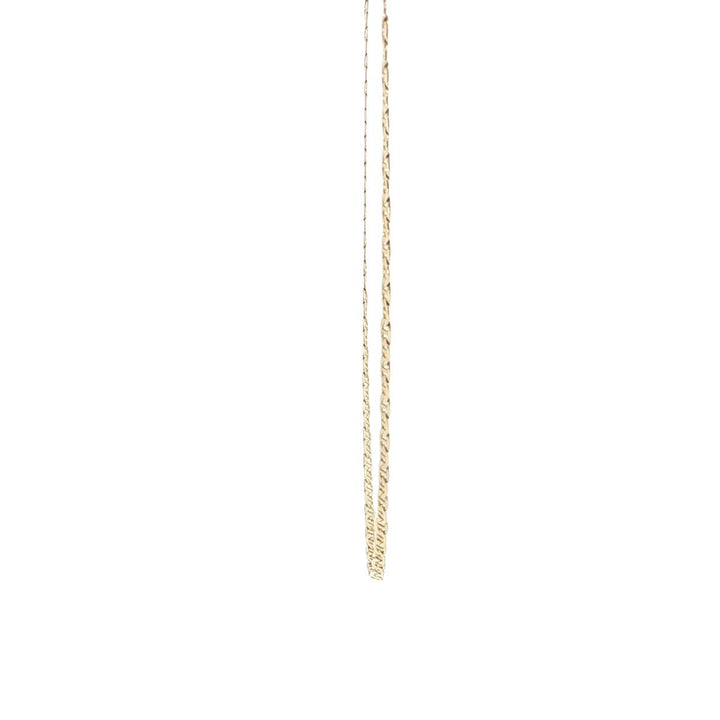 14K Yellow Gold 2mm Anchor Chain Necklace