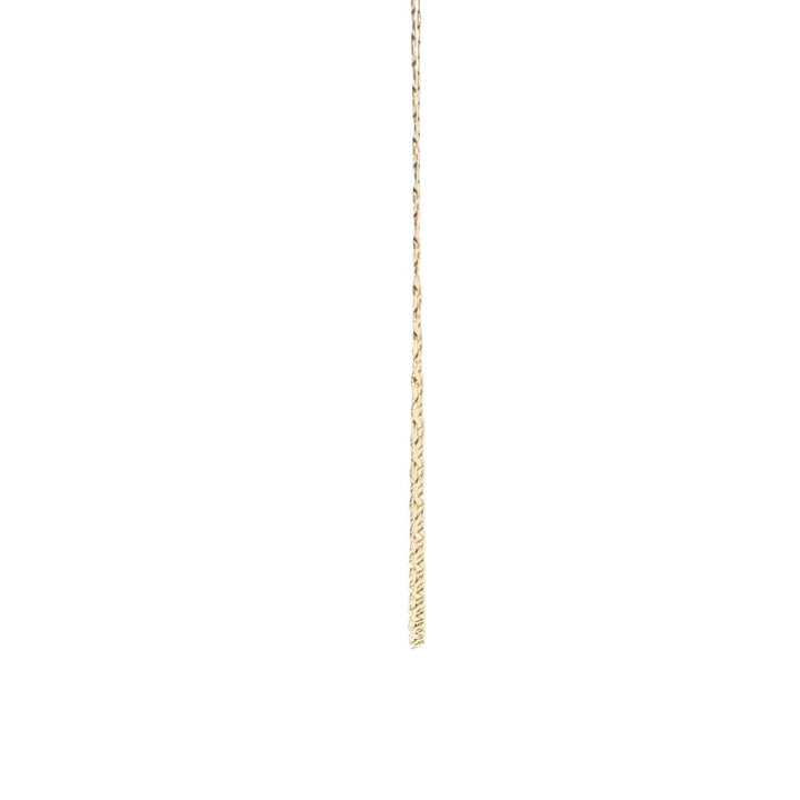 14K Yellow Gold 2mm Anchor Chain Necklace