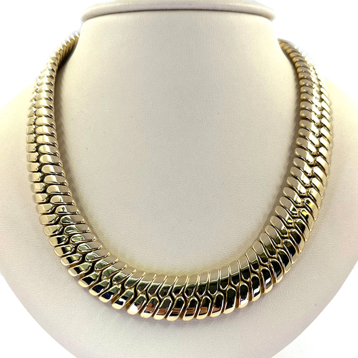 14.5mm Herringbone Collar Necklace