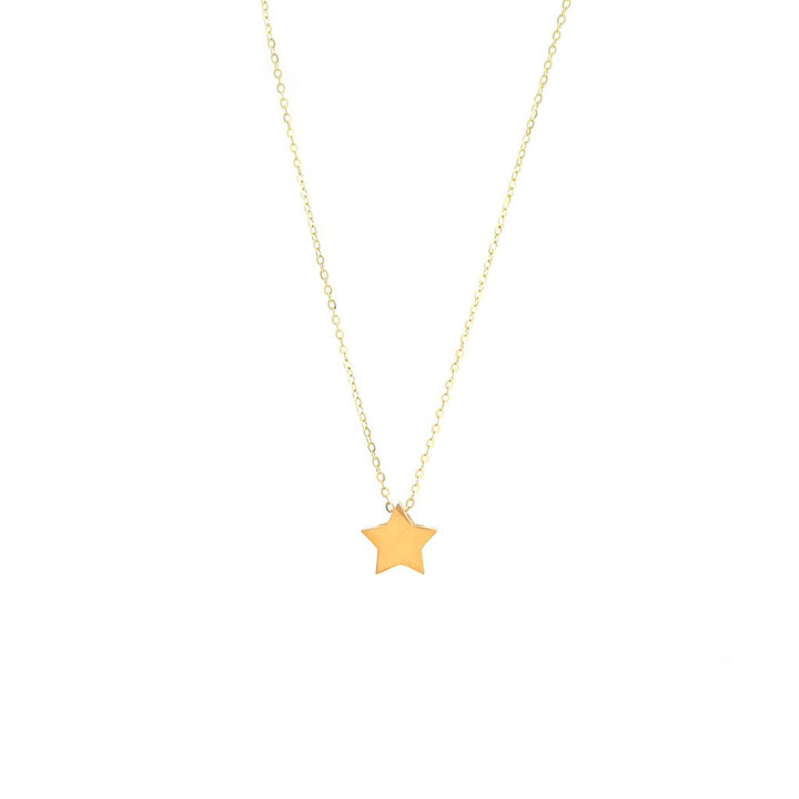 Gold Star Pendant Necklace