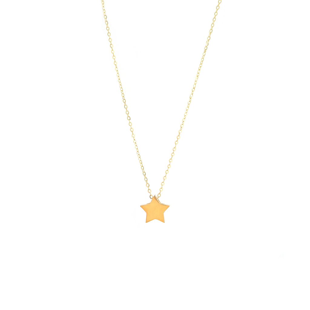 Gold Star Pendant Necklace