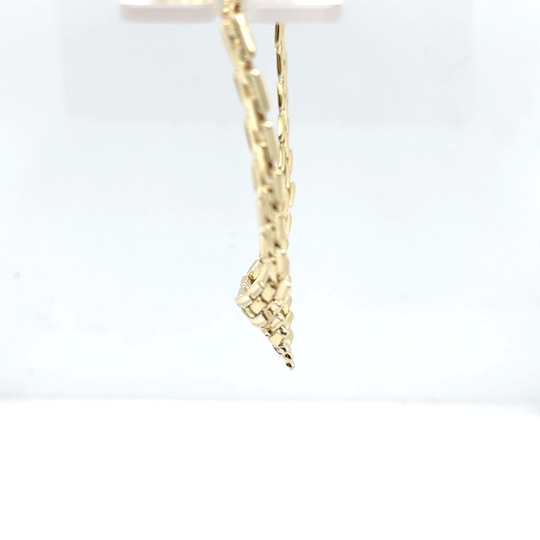 14K Yellow Gold Panther Style Necklace