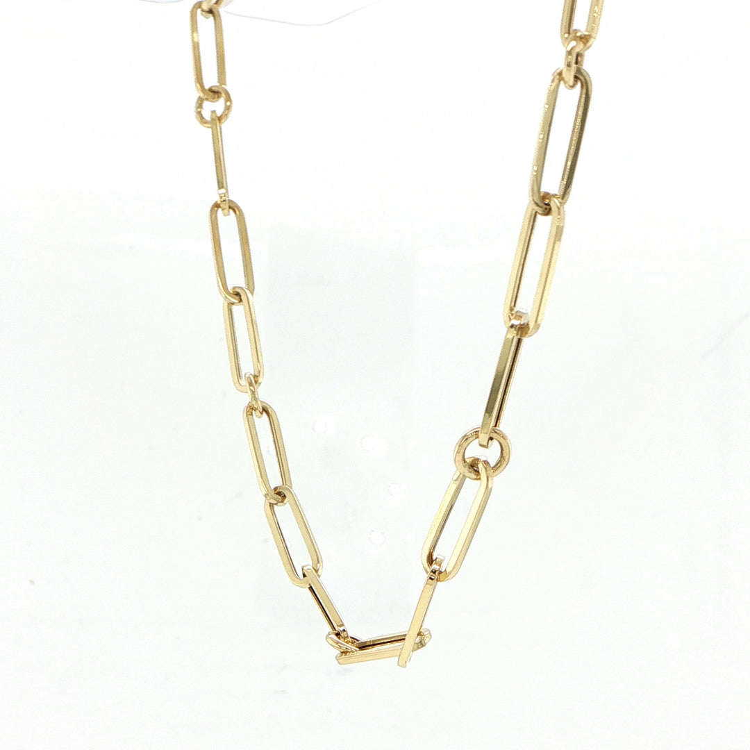 Roberto Coin 18K Yellow Gold Paperclip Chain