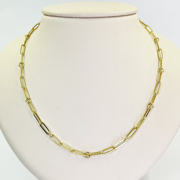 Roberto Coin 18K Yellow Gold Paperclip Chain