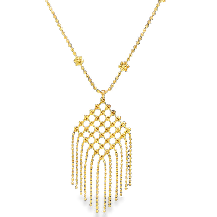 Tiffany & Co. Fringe Necklace 18K Yellow Gold