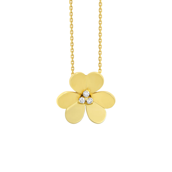 Van Cleef & Arpels Frivole Long Necklace 18K Gold Diamond