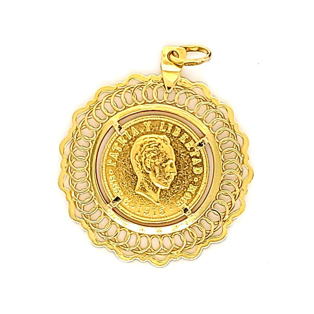 Cuban 5 Peso Pendant