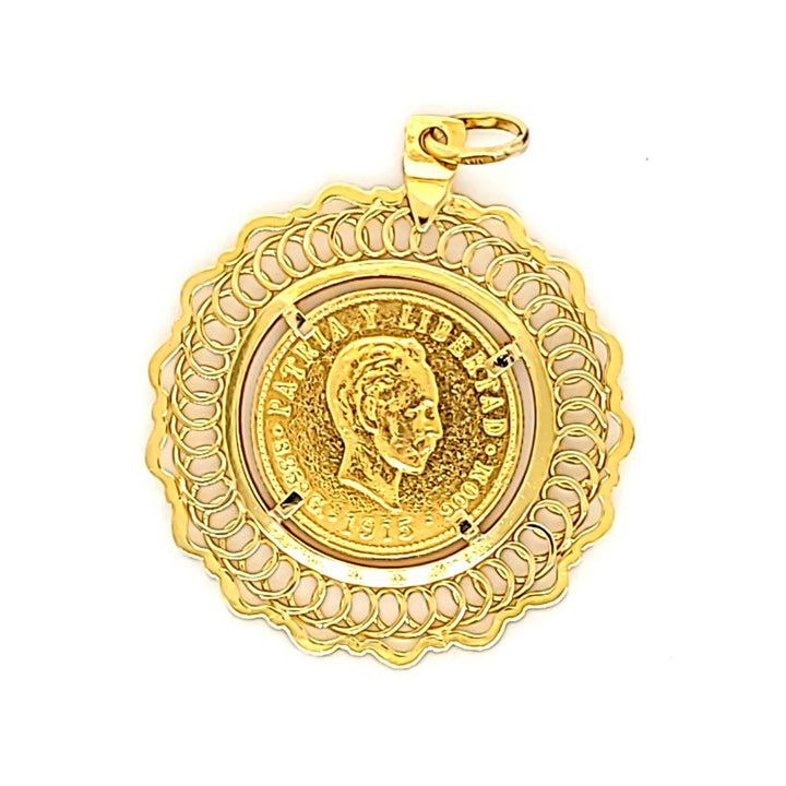 Cuban 5 Peso Pendant