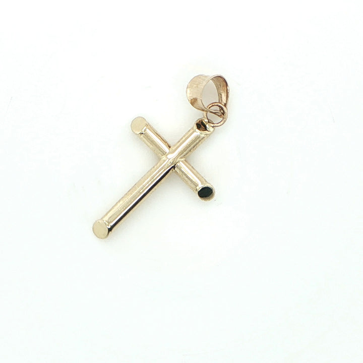 26mm 14K Yellow Gold Cross Pendant