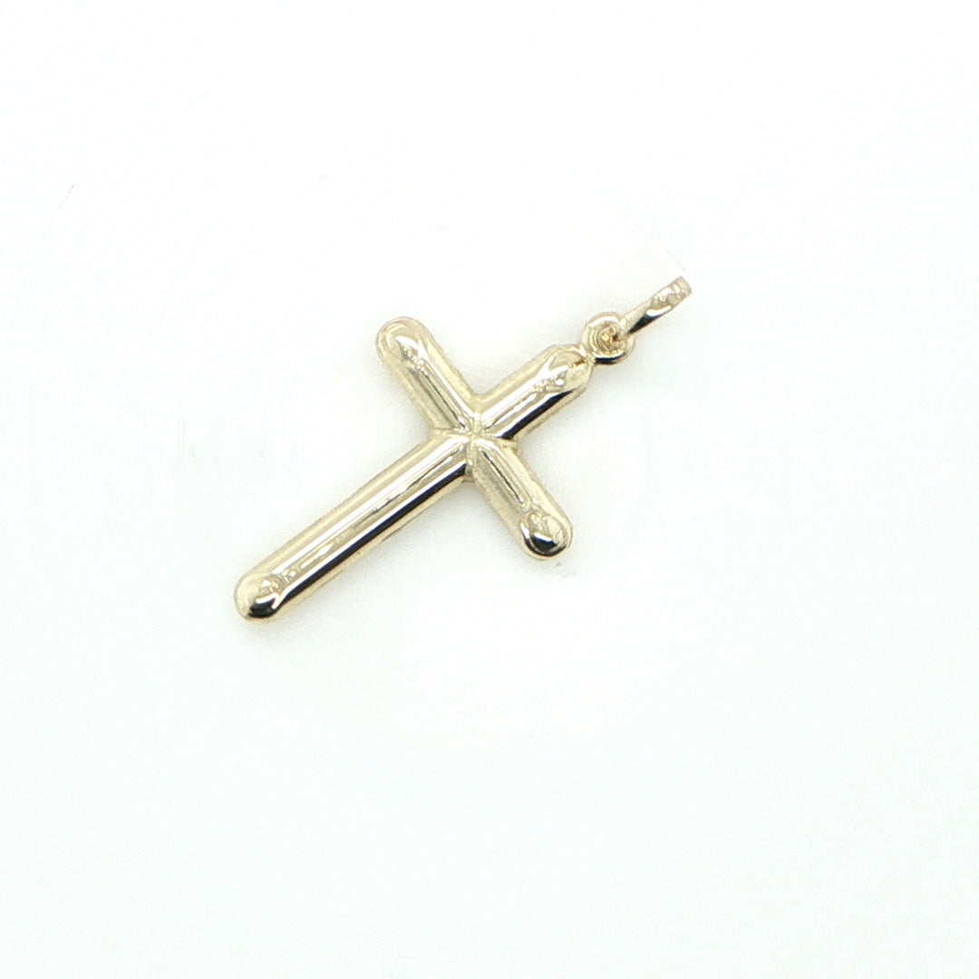 14K Yellow Gold Cross Pendant