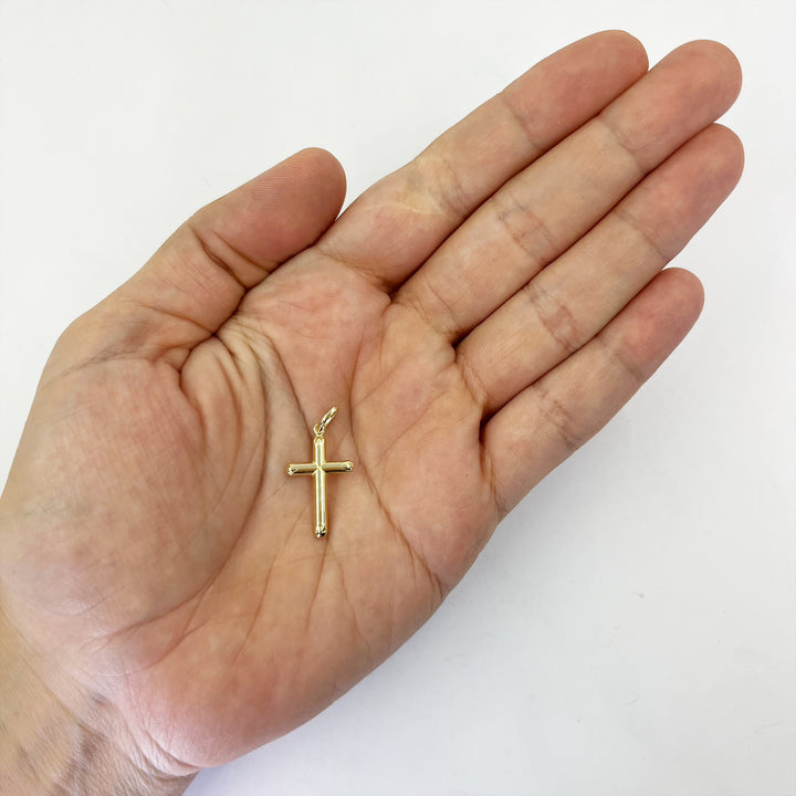 14K Yellow Gold Cross Pendant