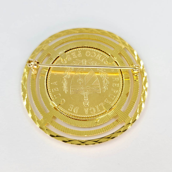 Cuban 5 Pesos Coin Pin