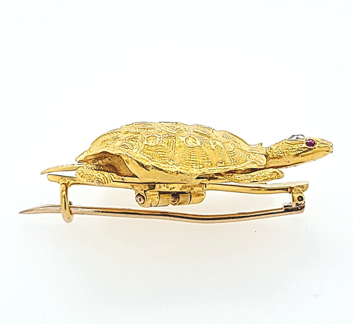 Antique Turtle Pin