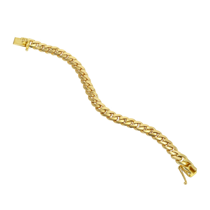 8.7mm Solid Cuban Link Bracelet