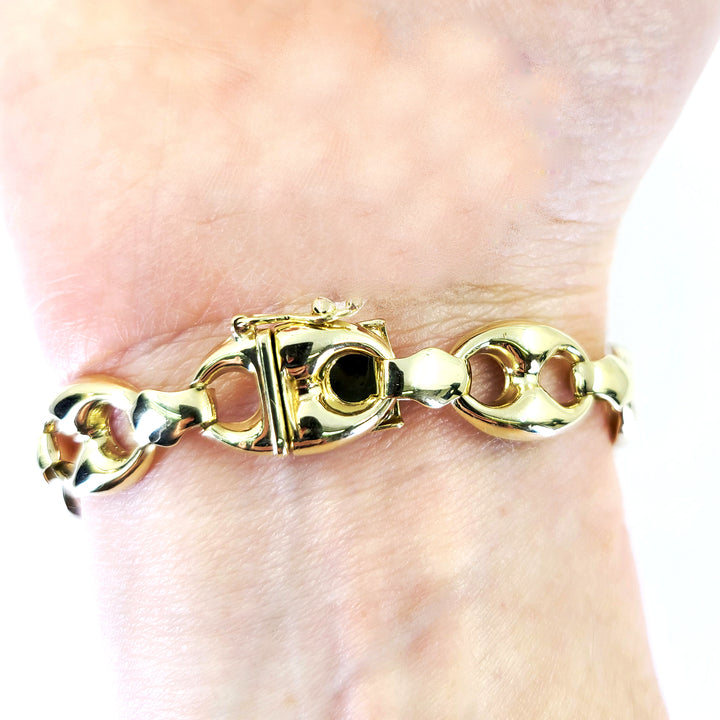 Gucci Style Puff Link Bracelet