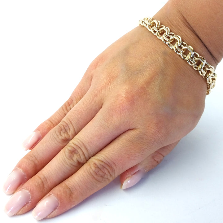 Double Link Charm Bracelet