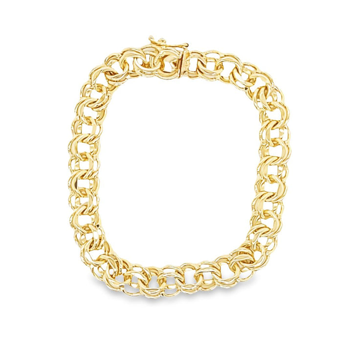 Double Link Charm Bracelet