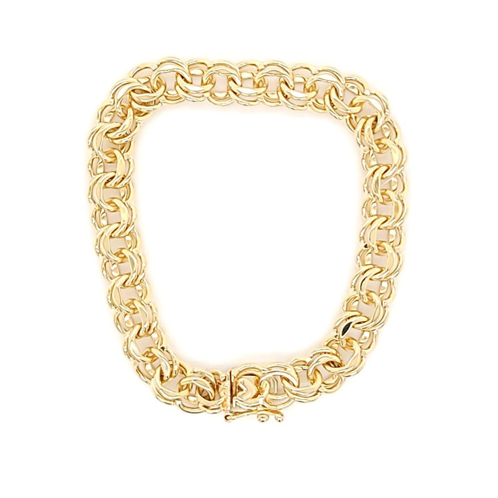 Double Link Charm Bracelet
