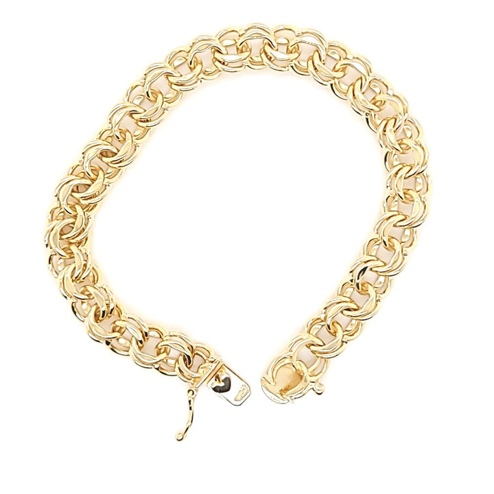Double Link Charm Bracelet