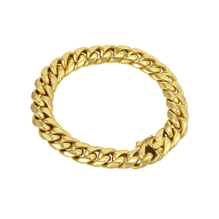 10mm Solid Cuban Link Bracelet