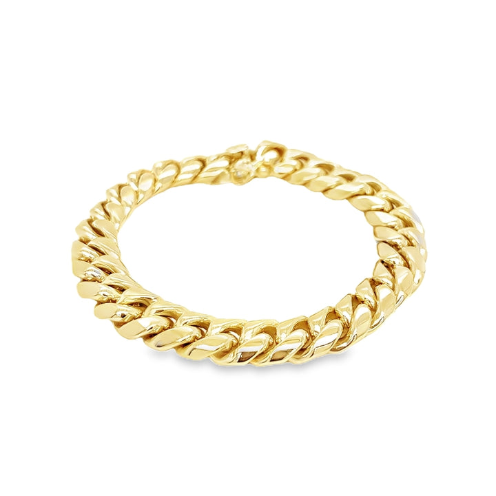 10mm Solid Cuban Link Bracelet