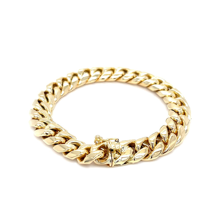 10mm Solid Cuban Link Bracelet