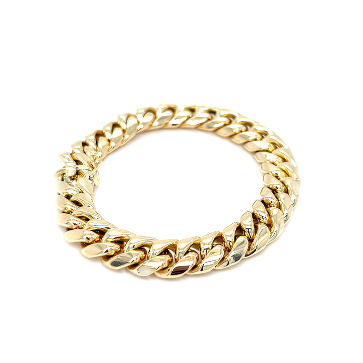 10mm Solid Cuban Link Bracelet