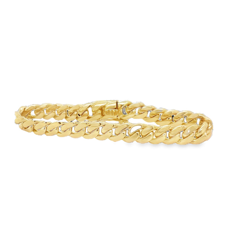 8.7mm Solid Cuban Link Bracelet