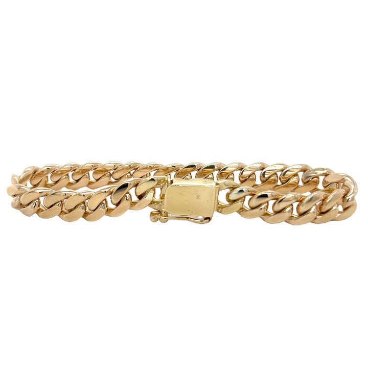 8.7mm Solid Cuban Link Bracelet