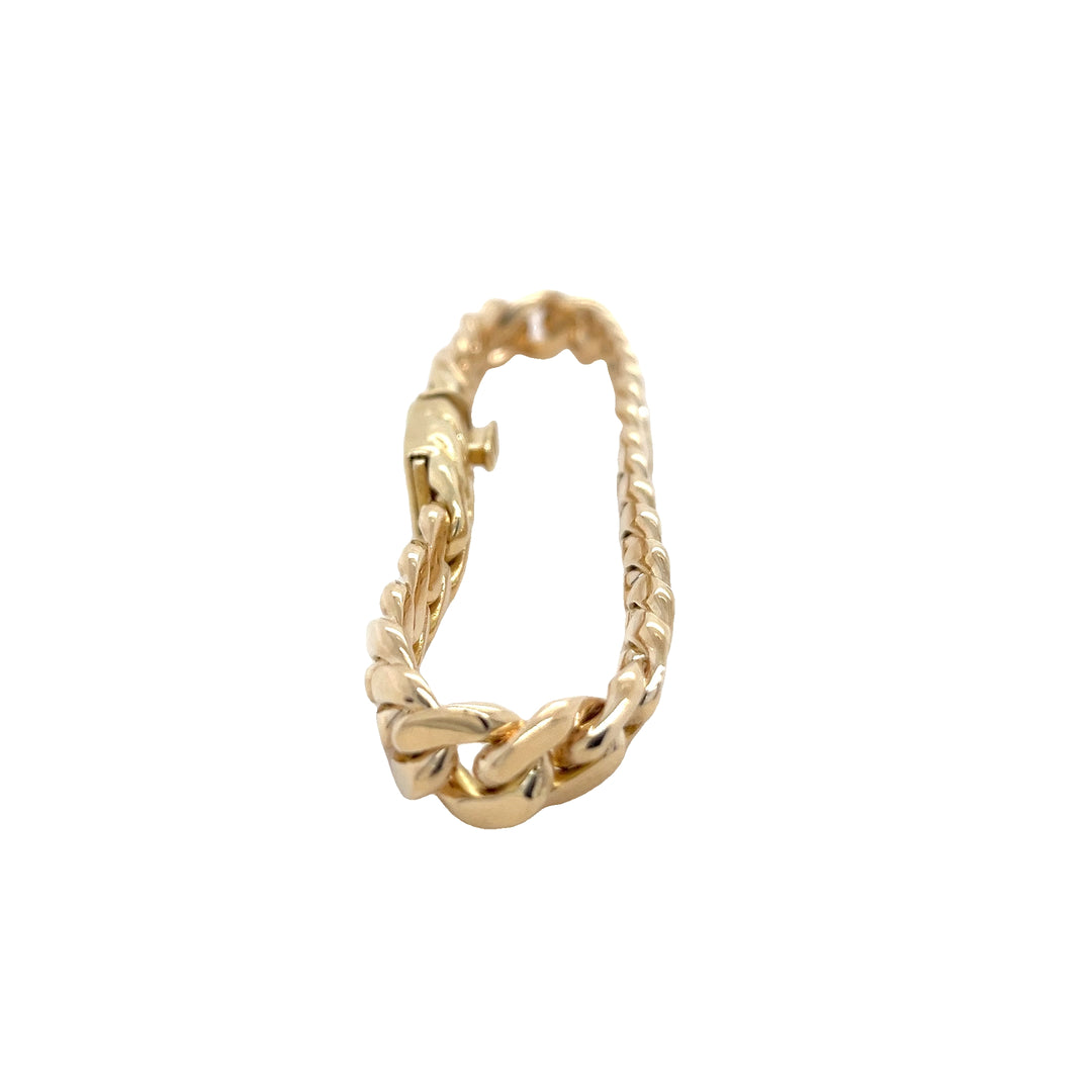 8.7mm Solid Cuban Link Bracelet